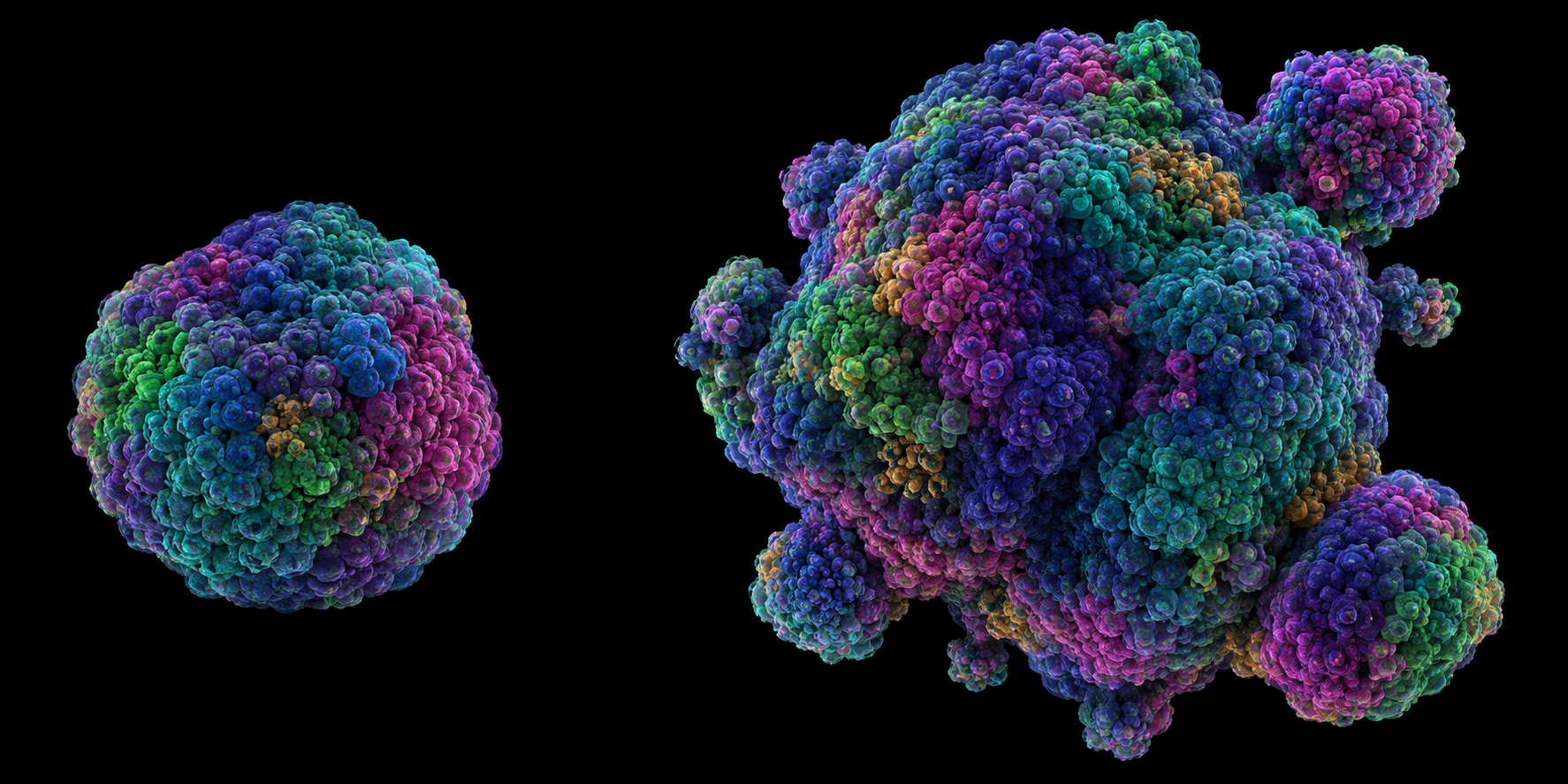 Forecasting in cancer cell simulations